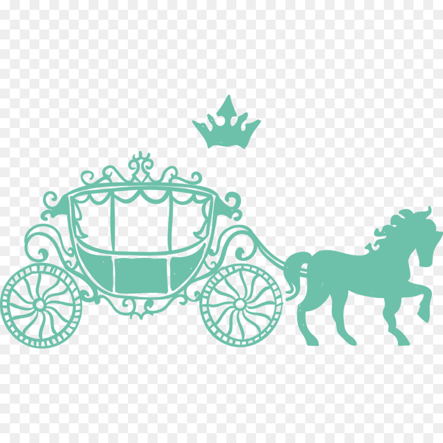 Wedding invitation Carriage Horse and buggy - Green carriage silhouette png download - 1000*1000 - Free Transparent Wedding Invitation png Download.