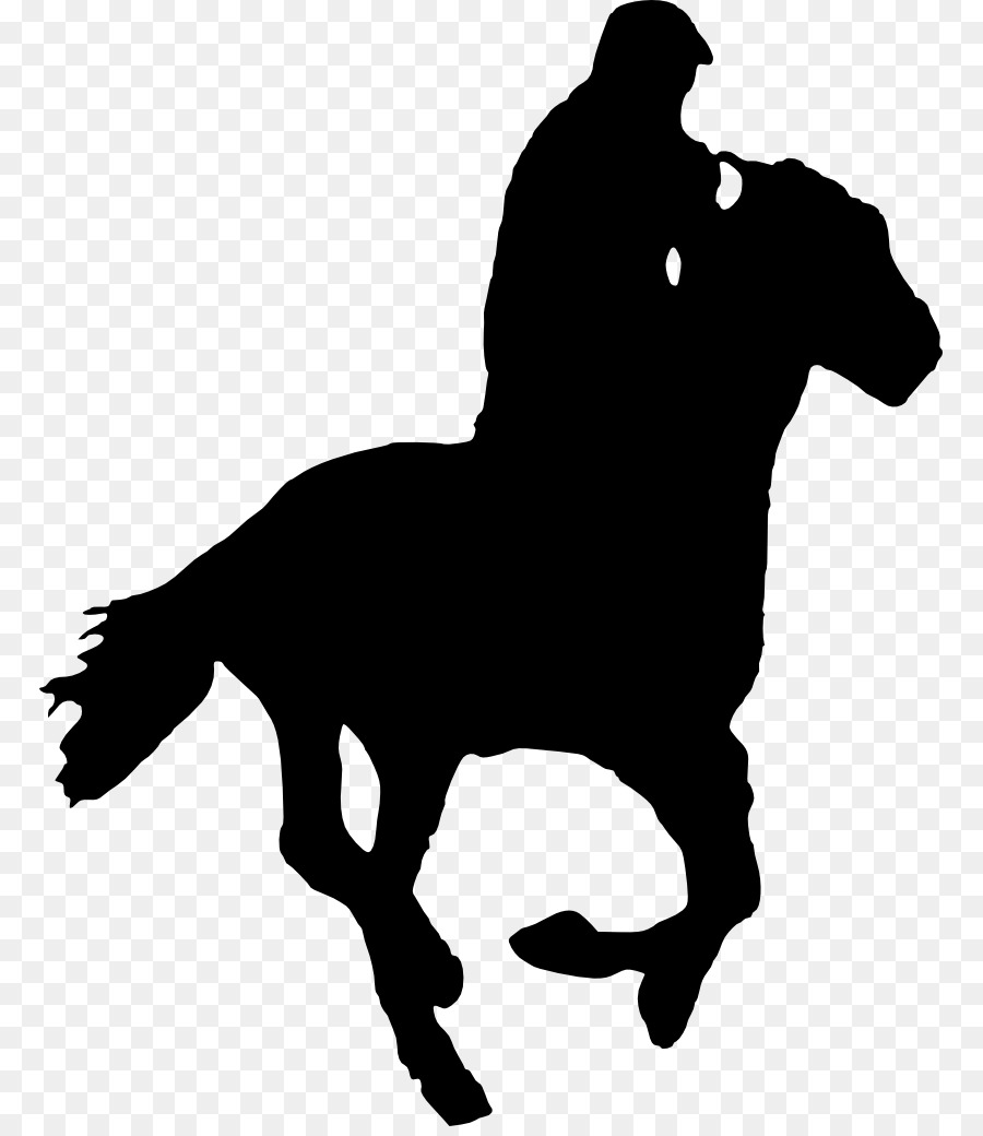 Horse&Rider Equestrian Silhouette - horse riding png download - 827*1031 - Free Transparent Horse png Download.
