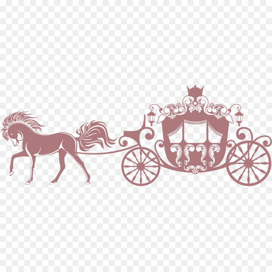 Horse Carriage Clip art - Princess