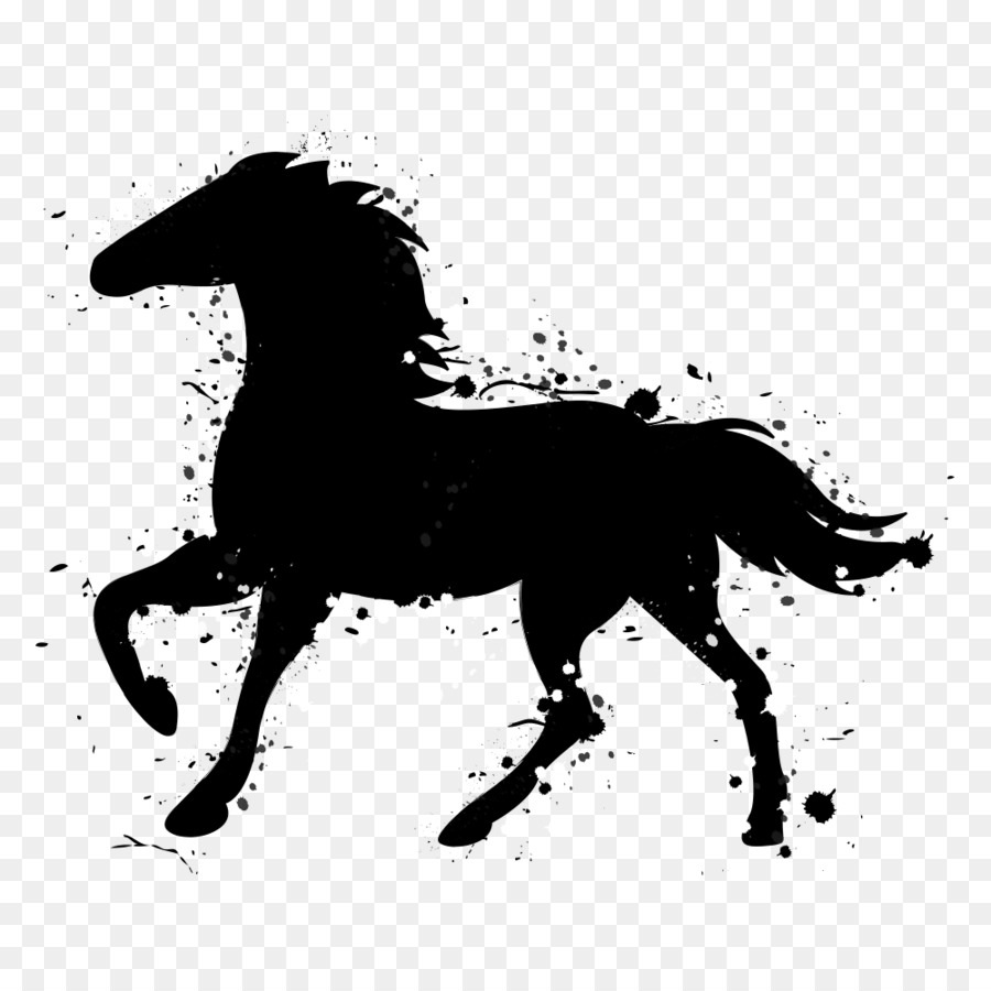 Horse Vector graphics Silhouette Illustration Image - black animal png download - 1000*1000 - Free Transparent Horse png Download.