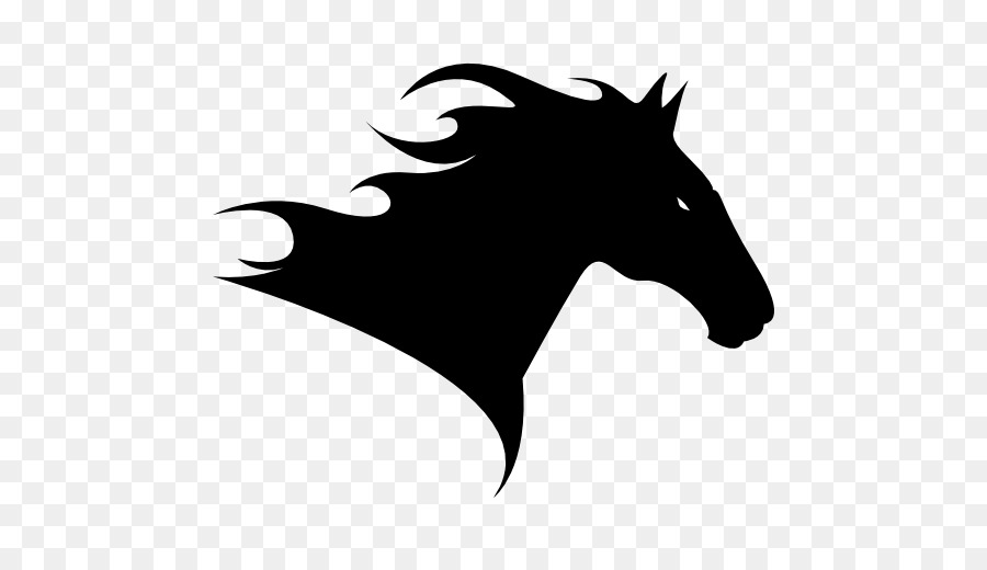 Horse Silhouette Black Clip art - horse head png download - 512*512 - Free Transparent Horse png Download.