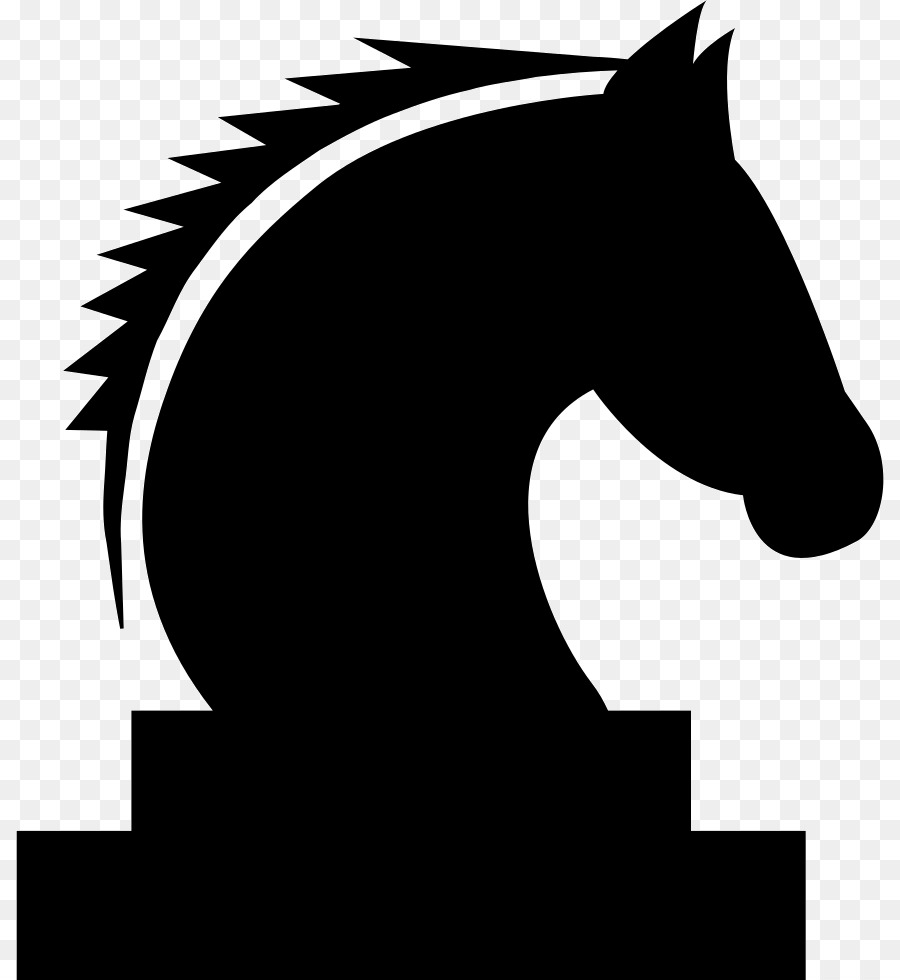Horse Silhouette Clip art - chess piece png download - 868*980 - Free Transparent Horse png Download.