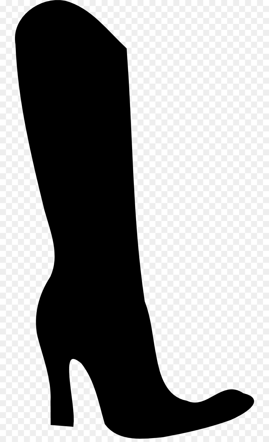 Shoe High-heeled footwear Sneakers Boot Silhouette - horseshoe png download - 800*1469 - Free Transparent  png Download.