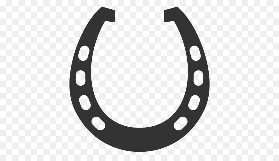 Horseshoe Silhouette Clip art - l plate png download - 512*512 - Free Transparent Horse png Download.