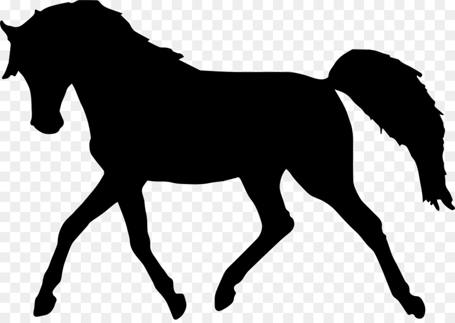 Standing Horse Silhouette Clip art - horse png download - 980*690 - Free Transparent Horse png Download.