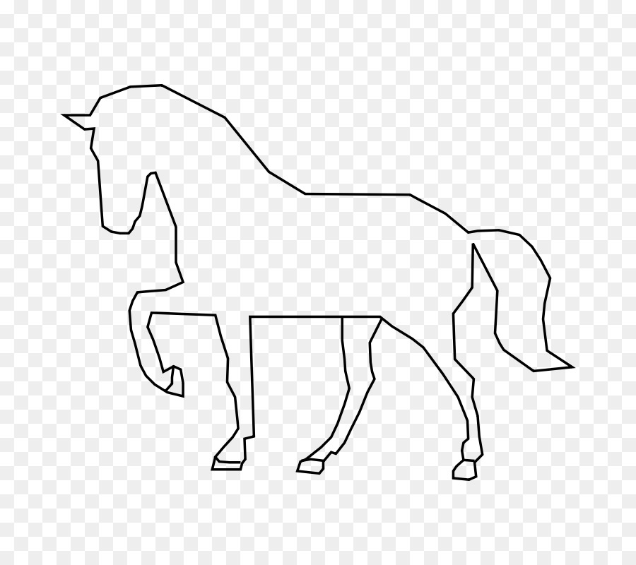 Horse Pony Silhouette Clip art - Horse Outline Images png download - 800*800 - Free Transparent Horse png Download.