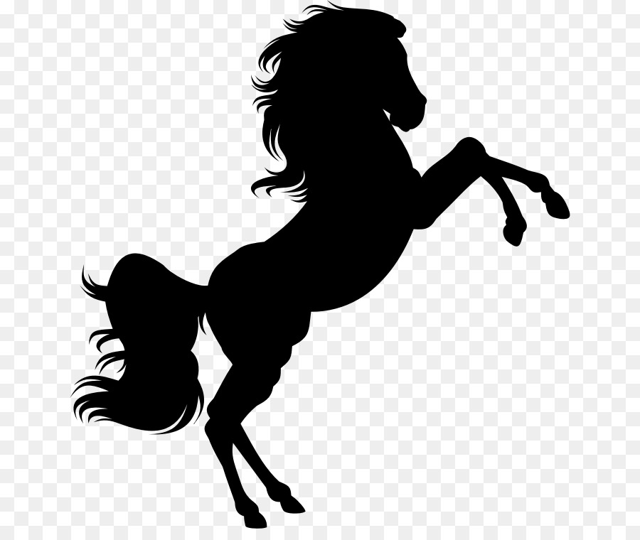 Horse Silhouette Clip art - hind png download - 704*744 - Free Transparent Horse png Download.