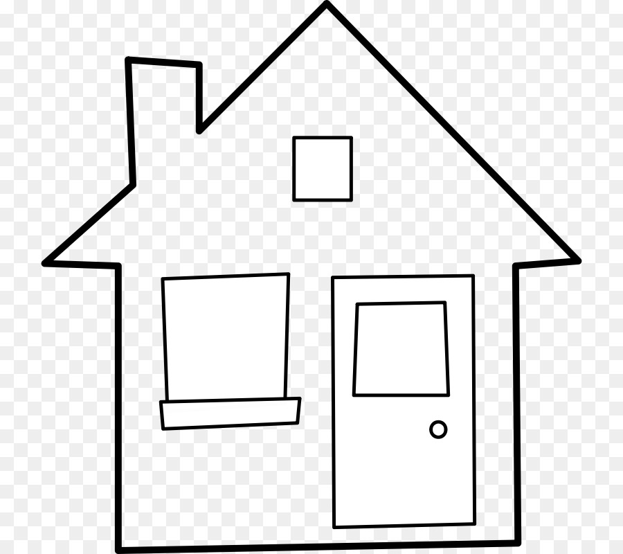 Homeless shelter House Clip art - Outline Of House png download - 800*800 - Free Transparent Shelter png Download.