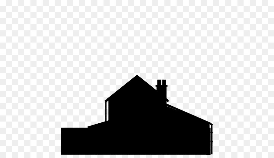 Black House Roof Line Silhouette - house png download - 512*512 - Free Transparent Black png Download.