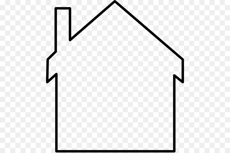 Silhouette House Clip art - House Outline Cliparts png download - 540*598 - Free Transparent Silhouette png Download.