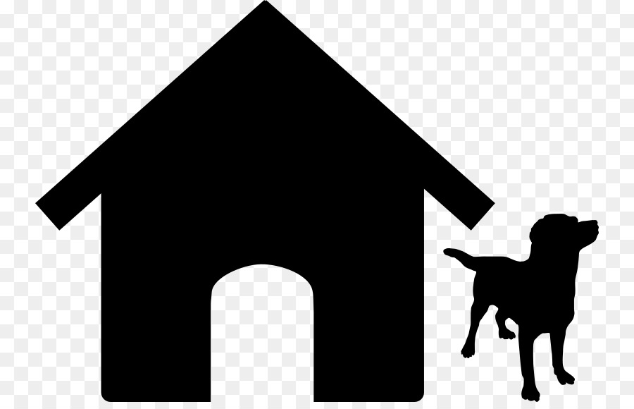 Dog Houses Desktop Wallpaper Clip art - silhoutte png download - 800*570 - Free Transparent Dog png Download.