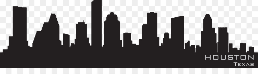 Houston Skyline Silhouette Drawing - houston texans png download - 3964*1058 - Free Transparent Houston png Download.