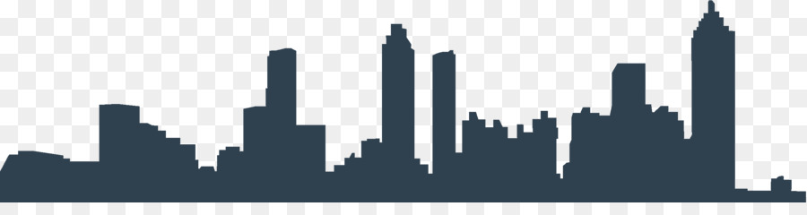 Atlanta Skyline Silhouette Drawing - skyline png download - 2457*617 - Free Transparent Atlanta png Download.
