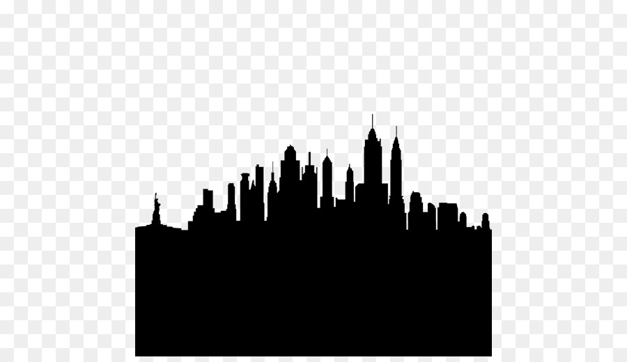 New York City Skyline Silhouette Drawing Clip art - Silhouette png download - 512*512 - Free Transparent New York City png Download.