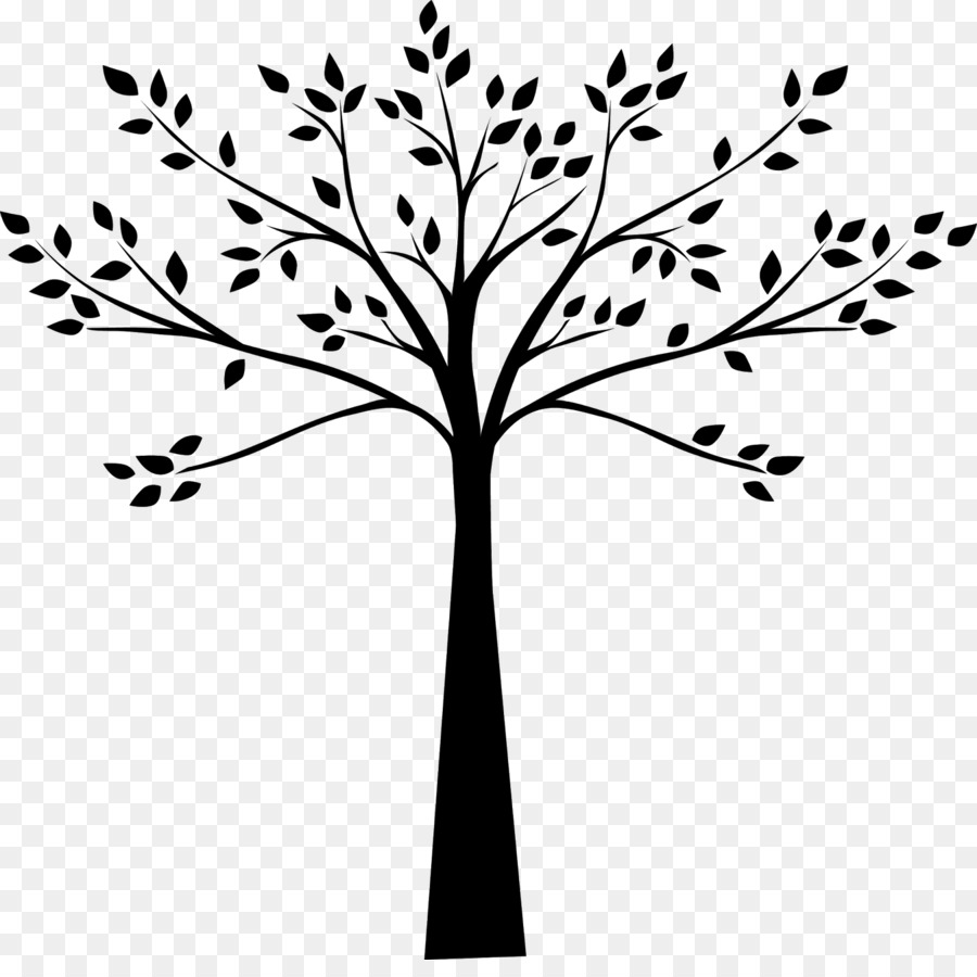 Tree Black and white Drawing Plum - draw png download - 1600*1571 - Free Transparent Tree png Download.