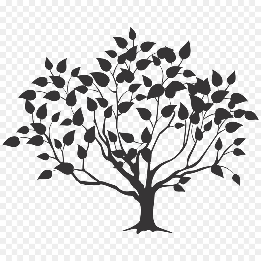 Root Tree Drawing - silhouette of tree png download - 1201*1201 - Free Transparent Root png Download.