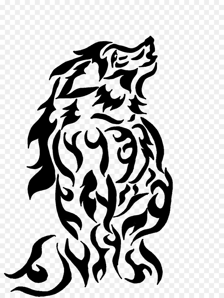 Tattoo Art Drawing Gray wolf - tribal png download - 1200*1600 - Free Transparent Tattoo png Download.
