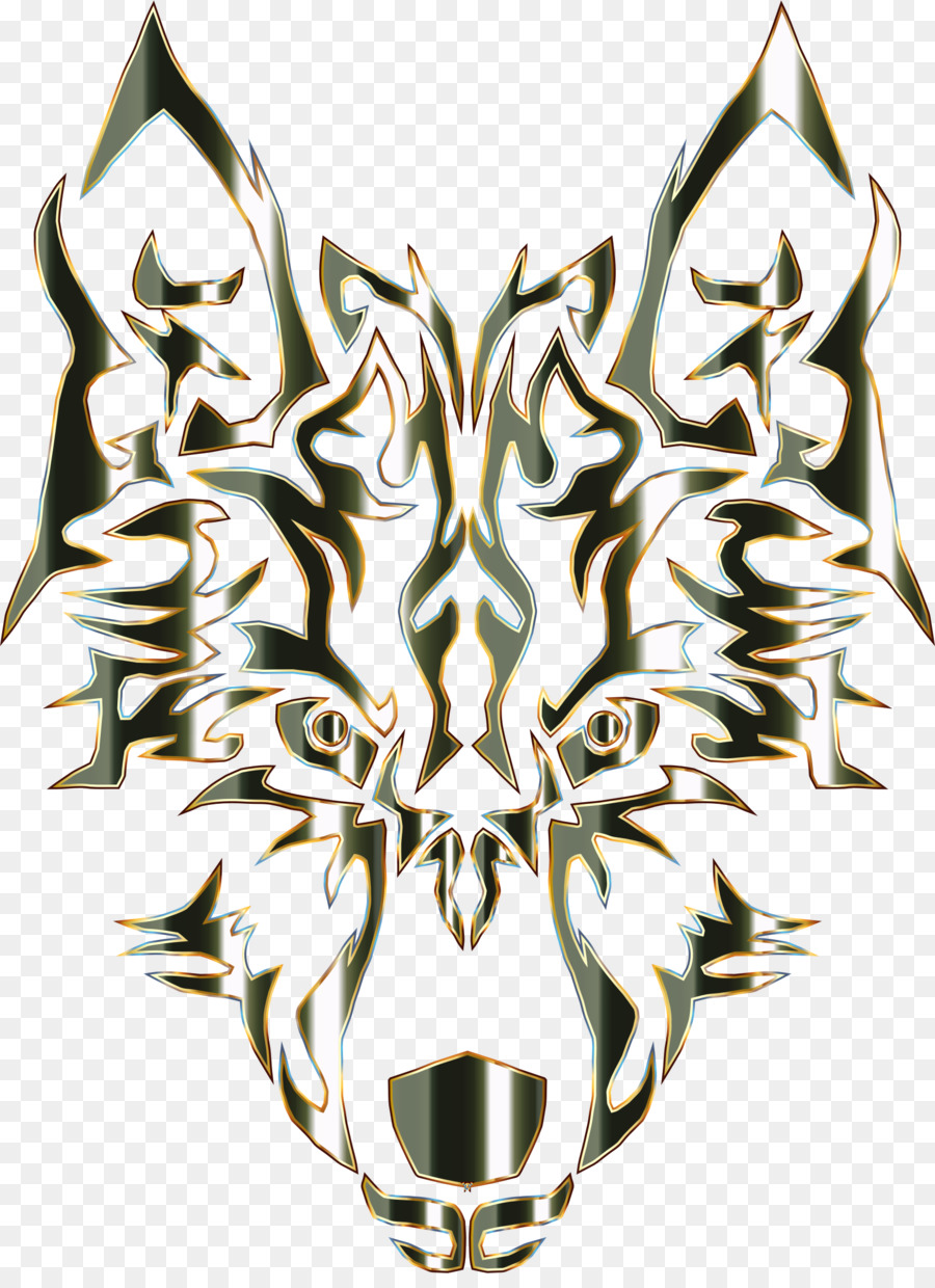 Gray wolf Tribe Tattoo Clip art - Obsidian Cliparts png download - 1710*2329 - Free Transparent Gray Wolf png Download.