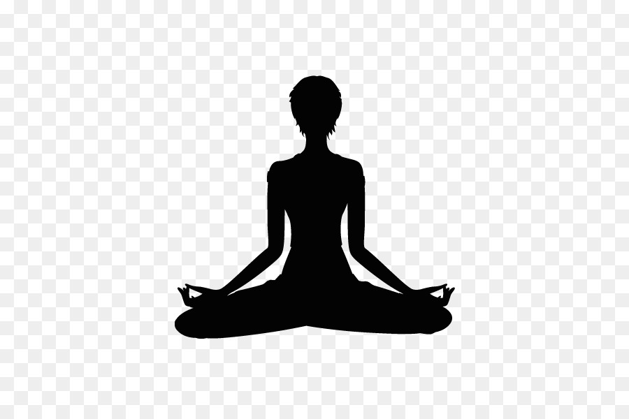 Wall decal Yoga Sticker Clip art - zen meditation outline zen png download - 600*600 - Free Transparent Decal png Download.