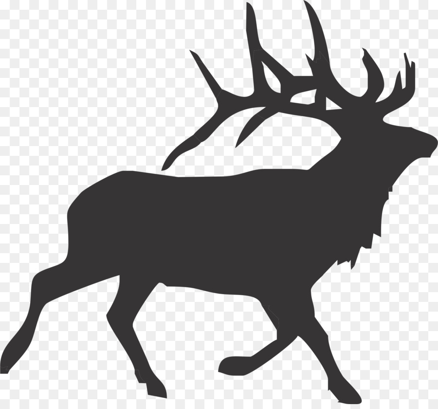Elk Reindeer Decal Moose - deer png download - 2072*1910 - Free Transparent Elk png Download.