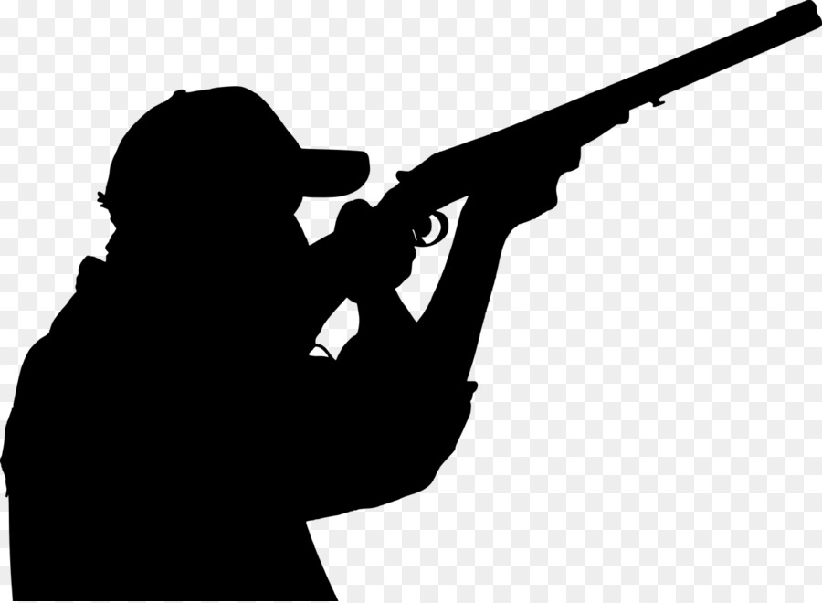 Shooting sport Hunting Skeet shooting Silhouette - Silhouette png download - 1280*936 - Free Transparent  png Download.