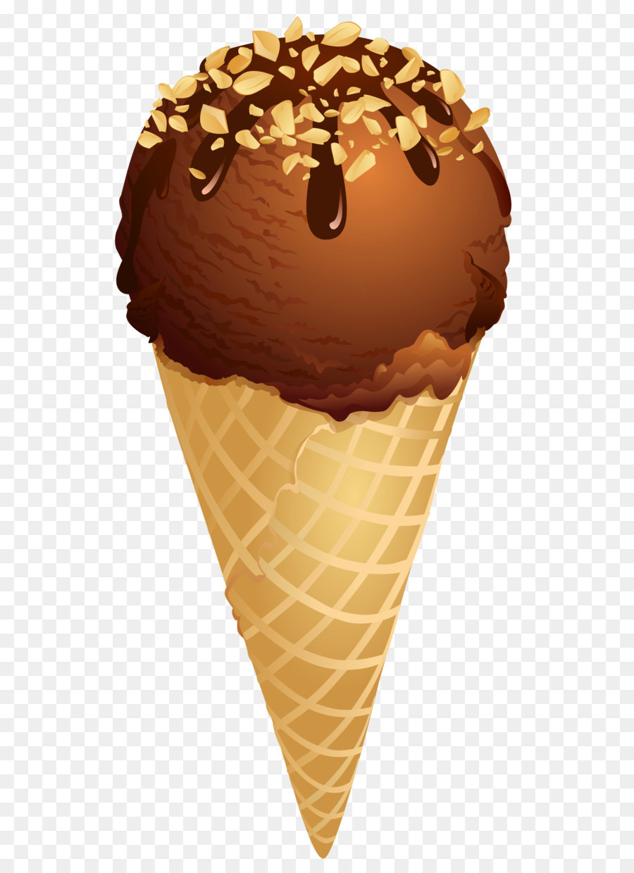Ice cream cone Chocolate ice cream Clip art - Chocolate Ice Cream Cone PNG Clipart Picture png download - 1784*3400 - Free Transparent Ice Cream png Download.