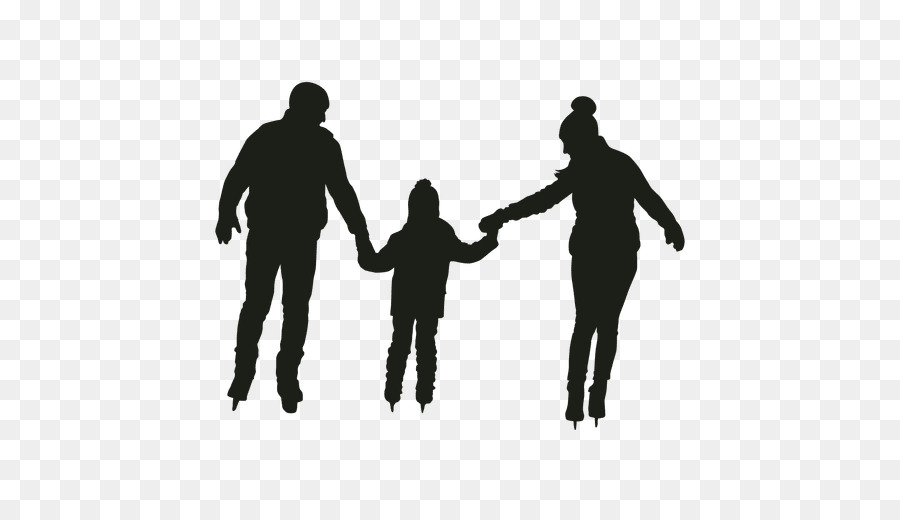 Silhouette Father Parent Ice skating Child - skating people png download - 512*512 - Free Transparent Silhouette png Download.