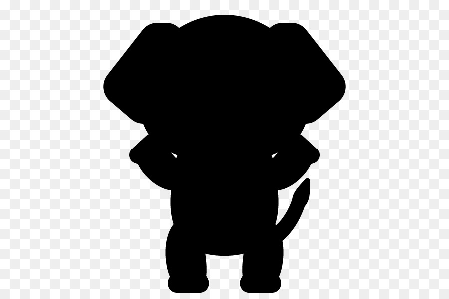 Indian elephant African elephant Silhouette Clip art - Silhouette png download - 600*600 - Free Transparent Indian Elephant png Download.