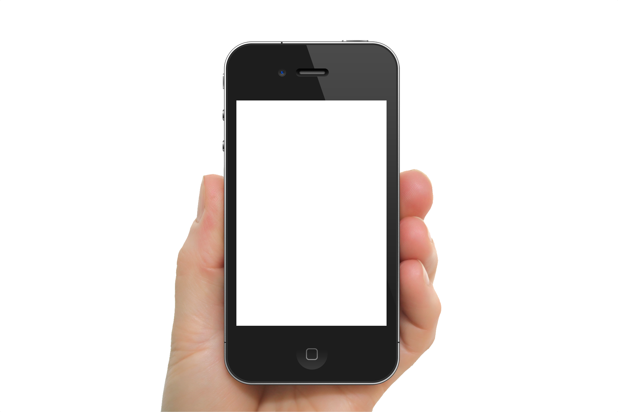 iPhone 7 Smartphone Mobile app development - Black Iphone in hand