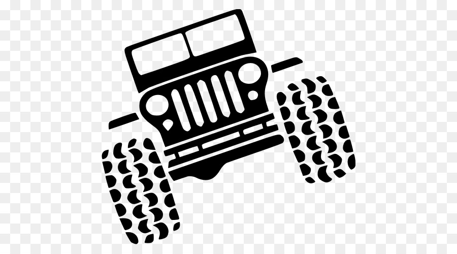 Jeep Wrangler Rubicon Car Silhouette - jeep png download - 500*500 - Free Transparent Jeep png Download.