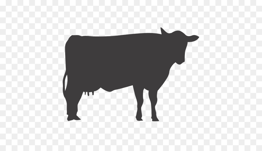 Dairy cattle Silhouette Ox Livestock - cow png download - 512*512 - Free Transparent Cattle png Download.