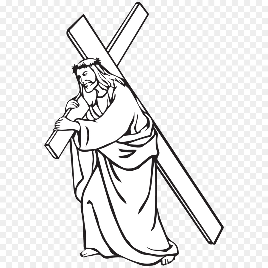 Bible Stations of the Cross Christian cross Carrying of the Cross Clip art - Jesus png download - 1200*1200 - Free Transparent Bible png Download.