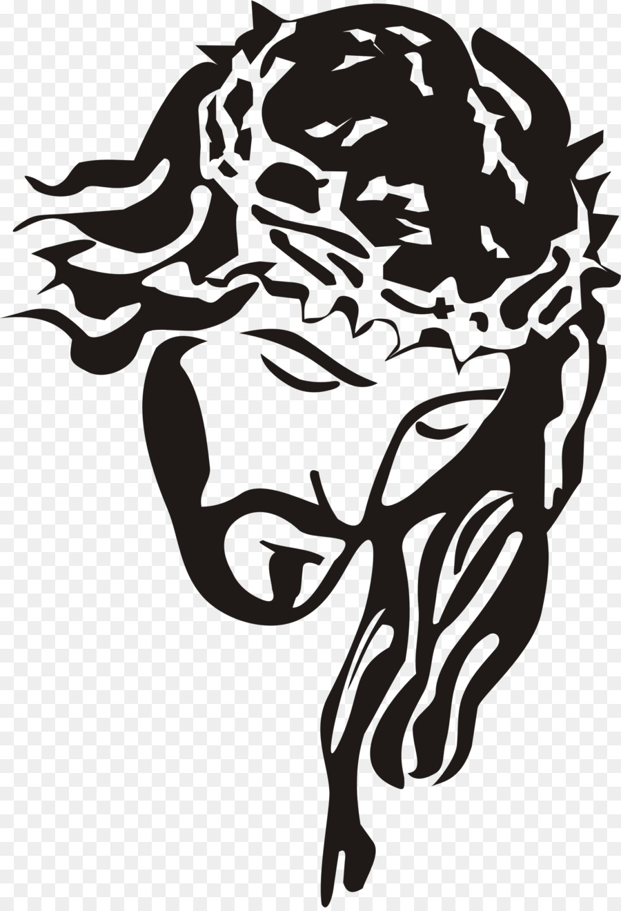 Stencil Clip art - jesus christ png download - 1536*2245 - Free Transparent Stencil png Download.