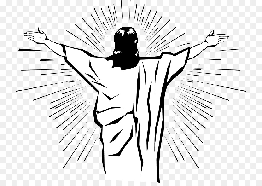 Resurrection of Jesus Easter Clip art - Black And White Pictures Of Jesus png download - 792*630 - Free Transparent  png Download.