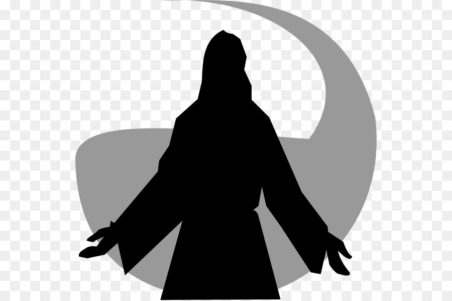 Christ the Redeemer Christian Clip Art Vector graphics Silhouette - Silhouette png download - 600*598 - Free Transparent  png Download.