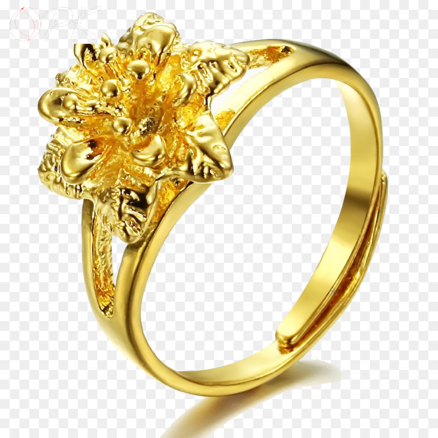 Engagement ring Gold Jewellery Wedding ring - Gold Rings Transparent Background png download - 1000*1000 - Free Transparent Ring png Download.
