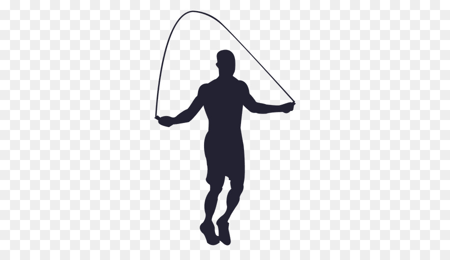 Sport Silhouette Jump Ropes Athlete - rope vector png download - 512*512 - Free Transparent Sport png Download.