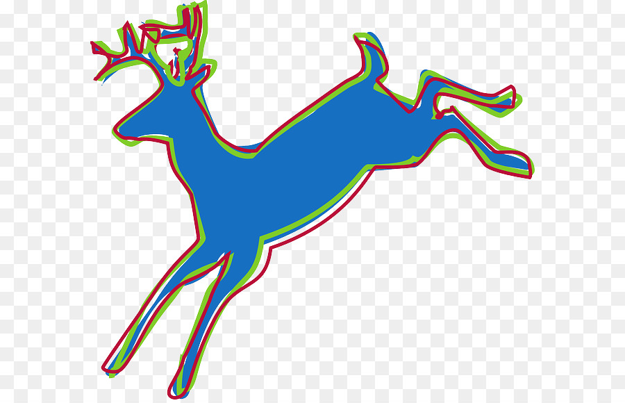 Deer Silhouette Clip art - jumping png download - 640*575 - Free Transparent Deer png Download.