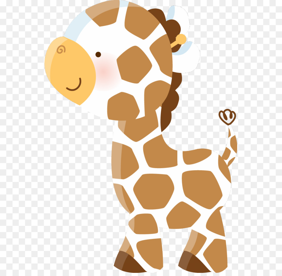 Giraffe Baby Jungle Animals Wall decal Safari Infant - watercolor animals png download - 615*870 - Free Transparent  png Download.