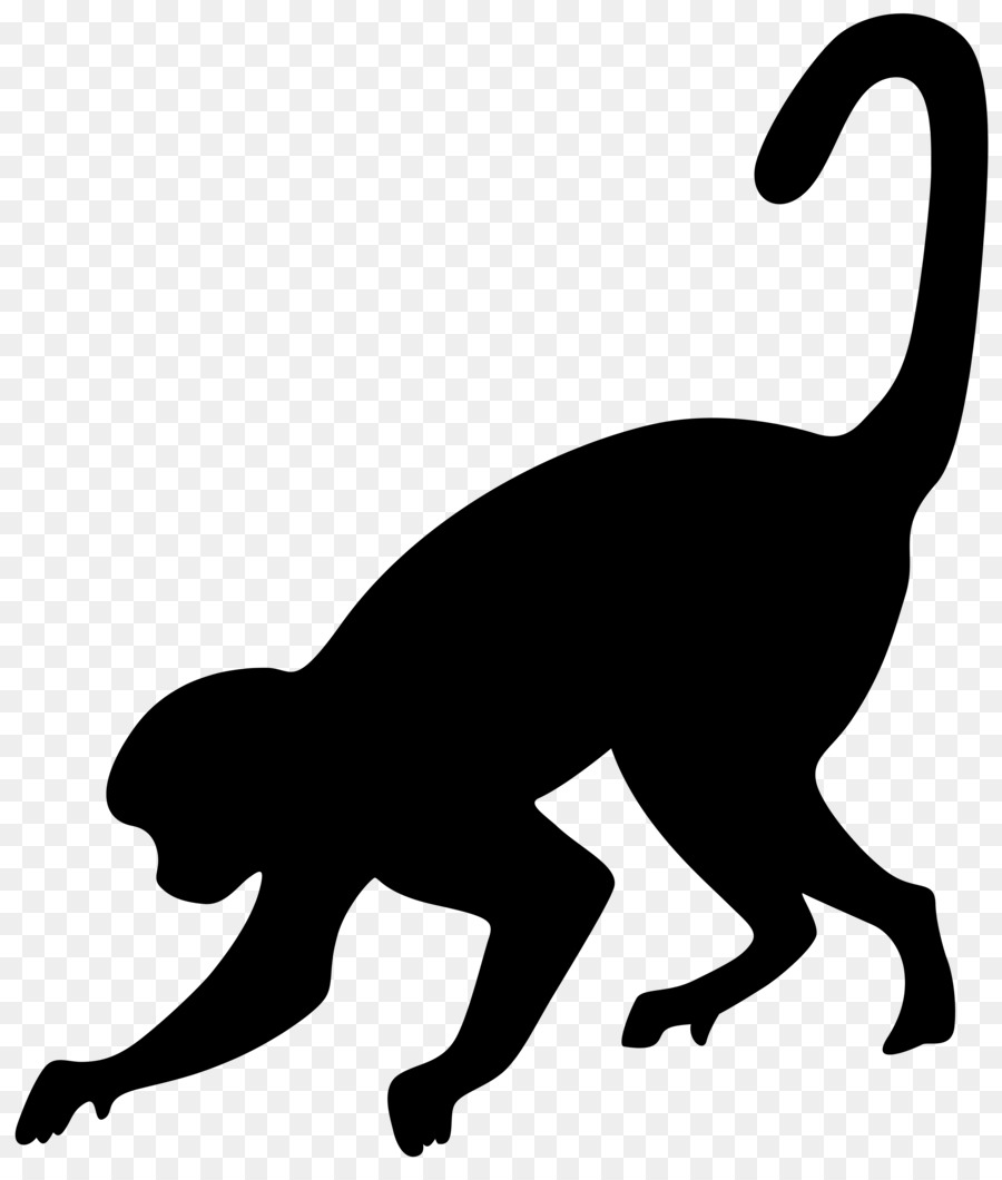 Monkey Business: Swinging Through the Wall Street Jungle Silhouette Clip art - silhouete png download - 6848*8000 - Free Transparent Silhouette png Download.