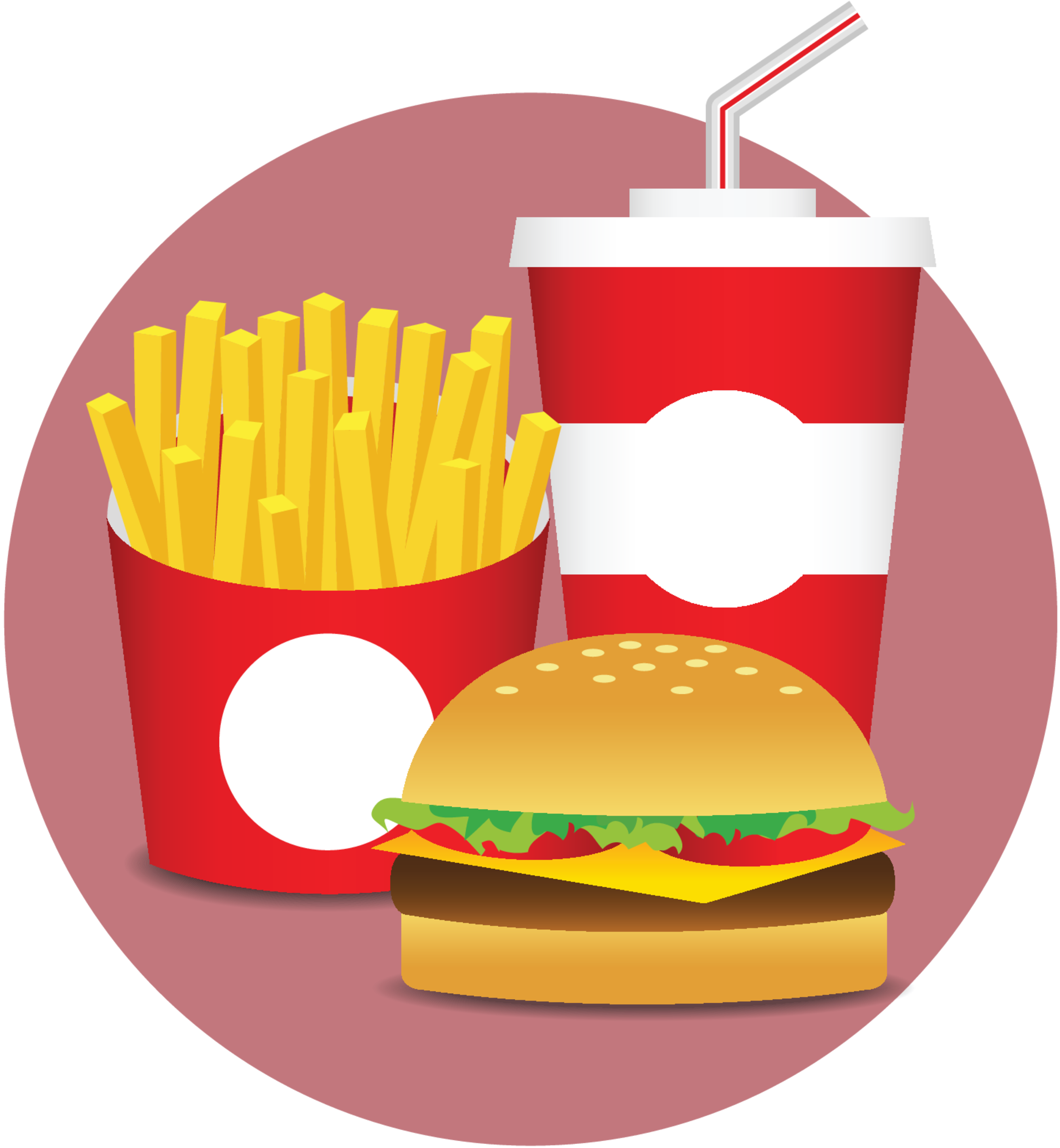 Cheeseburger French fries Hamburger Fast food Junk food - png download