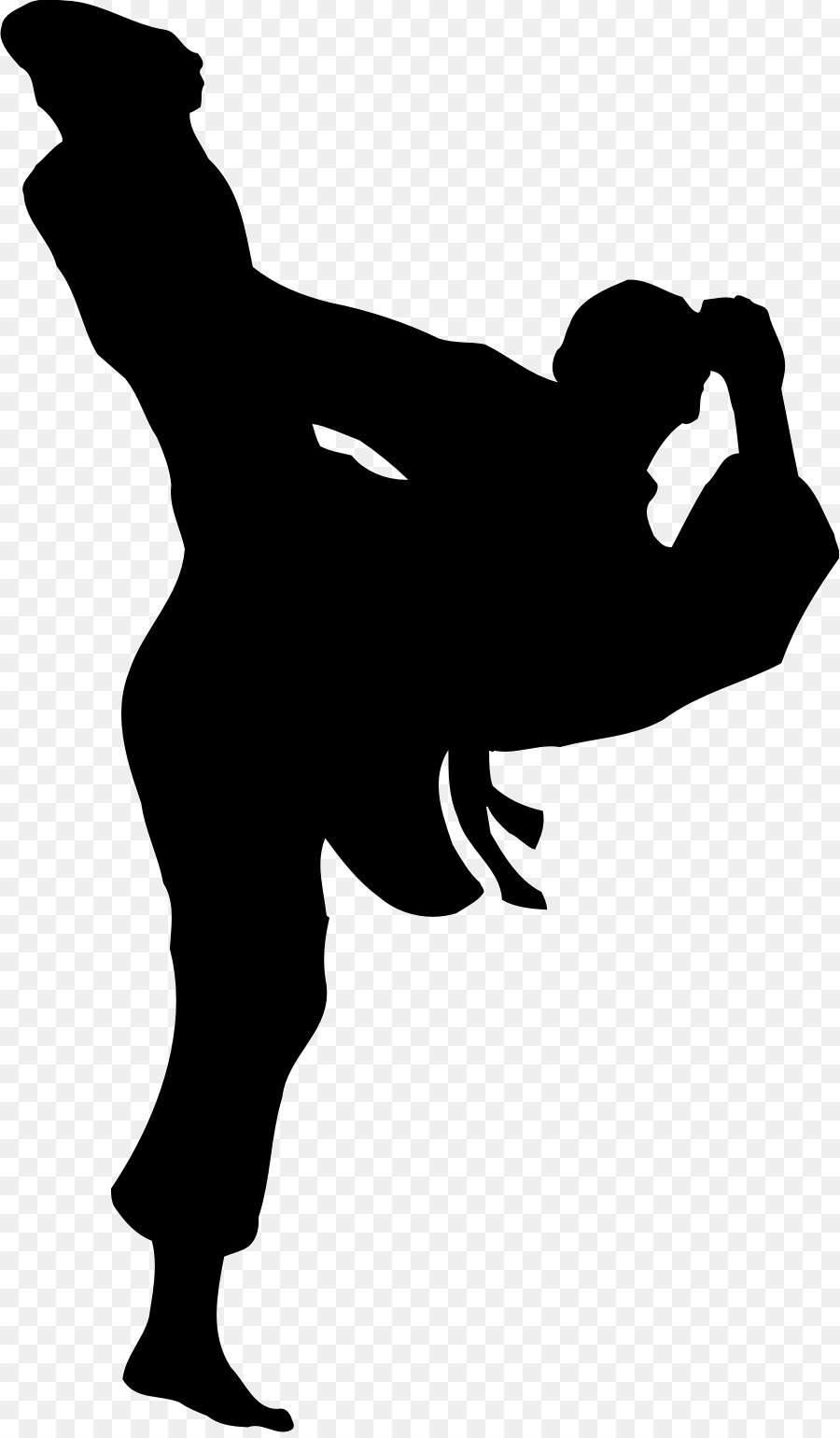 Male Silhouette Character White Clip art - karate png download - 899*1534 - Free Transparent Male png Download.