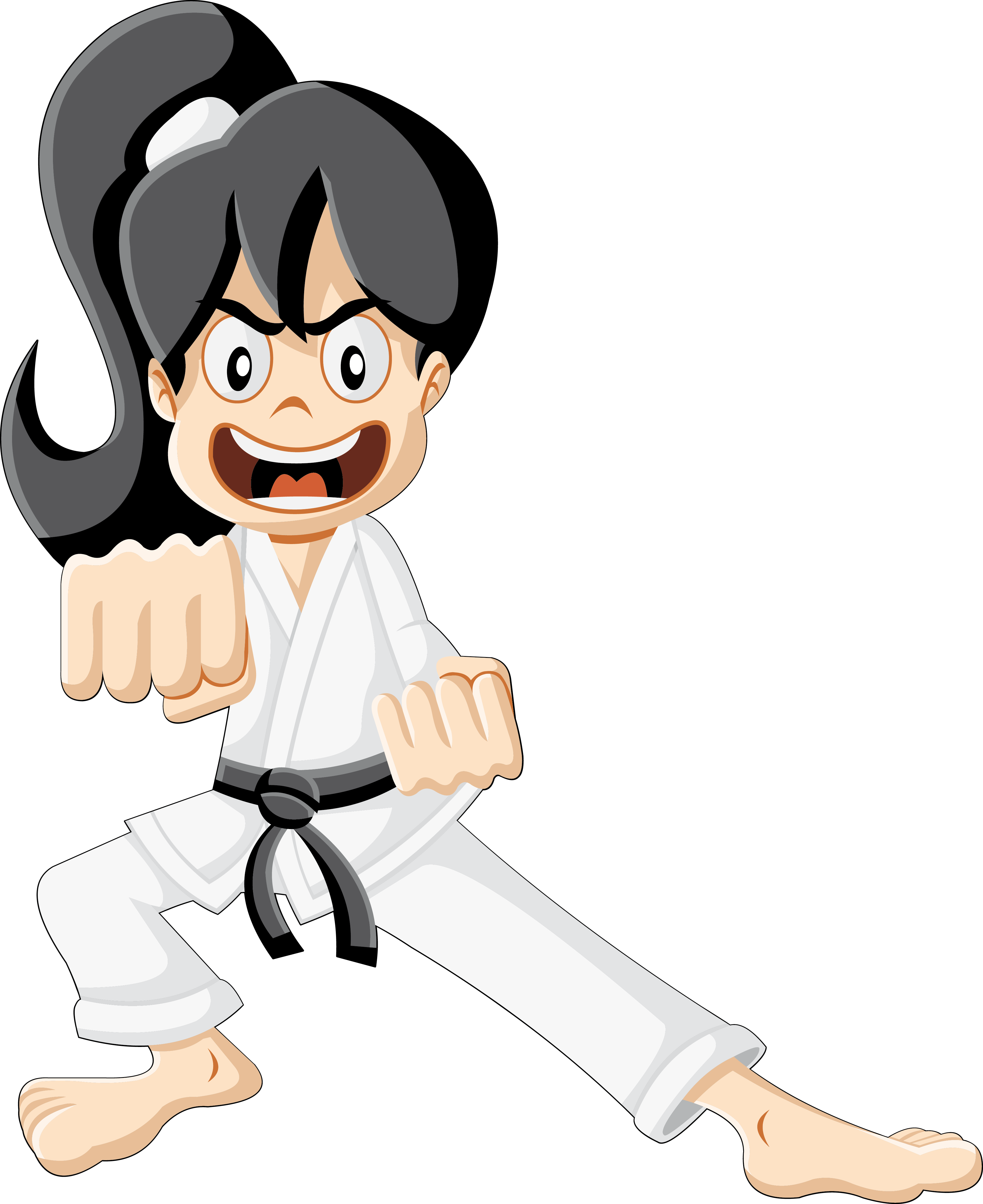 Karate Clipart Karate Child Karate Kid Png Cartoon Free Transparent