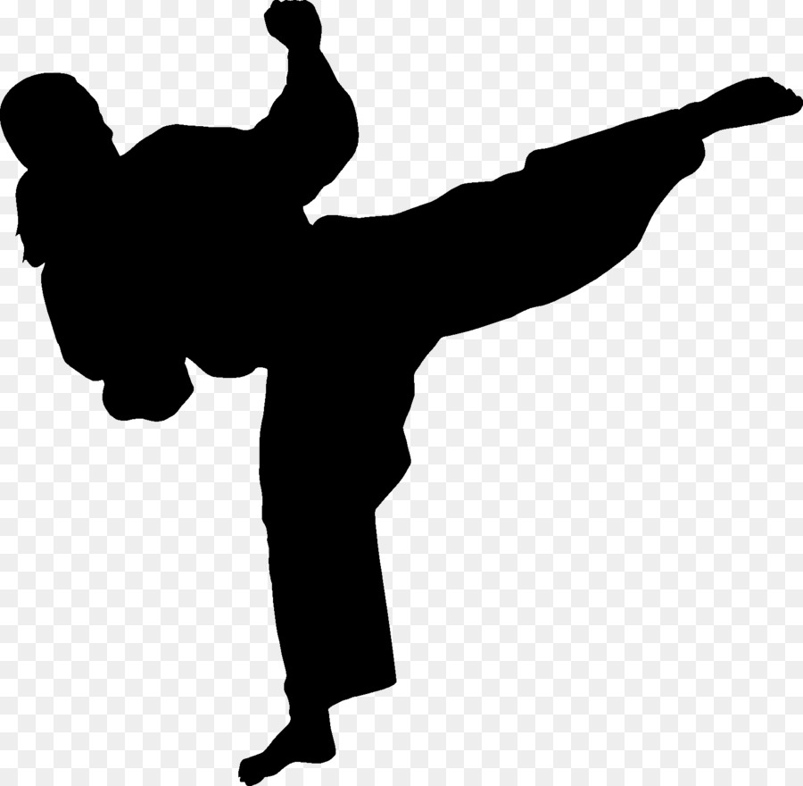 Martial arts Karate Silhouette Wall decal Combat - karate png download - 1600*1564 - Free Transparent Martial Arts png Download.