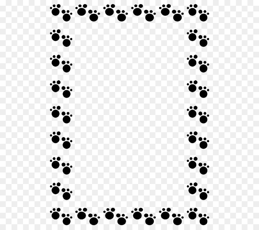 Pug Dachshund Cat Puppy Clip art - Footprints border material png download - 564*797 - Free Transparent Pug png Download.