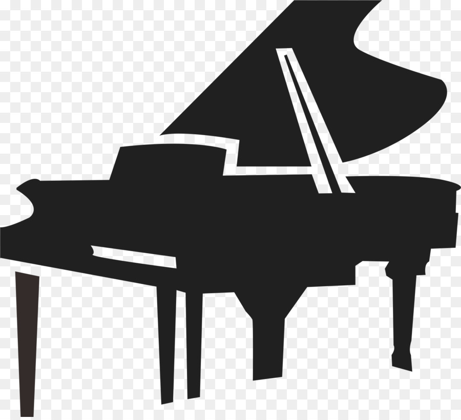 Piano Musical instrument - Piano Silhouette png download - 1531*1385 - Free Transparent  png Download.