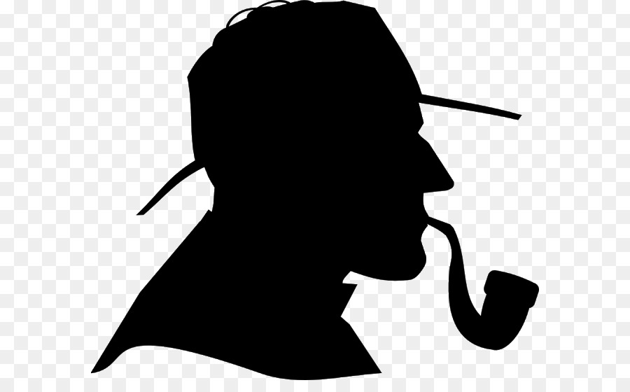 Sherlock Holmes Museum The Adventures of Sherlock Holmes Professor Moriarty Clip art - Silhouette png download - 640*543 - Free Transparent Sherlock Holmes png Download.