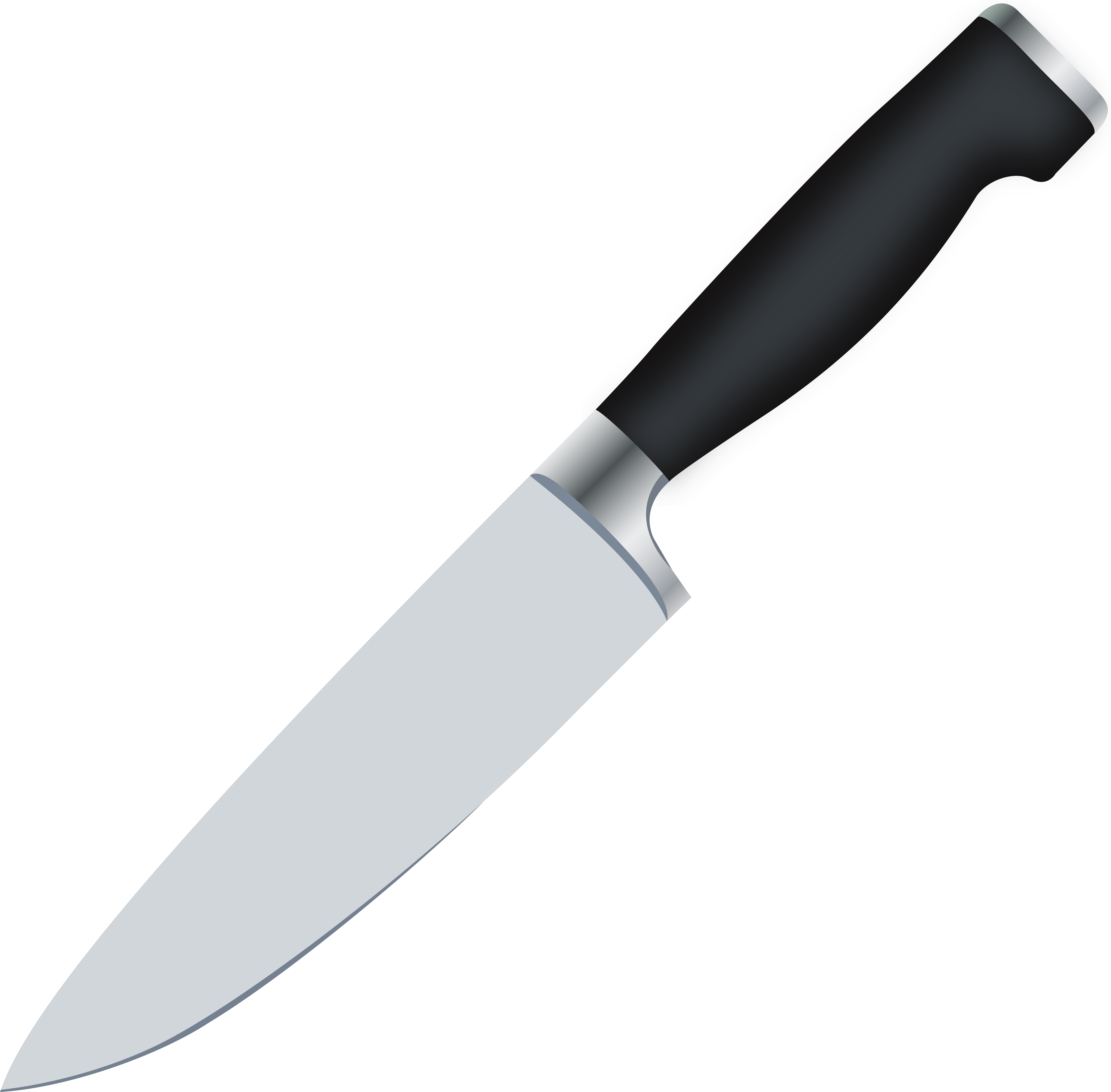 Chef's knife Fork Clip art - Kitchen Knife Transparent PNG png download