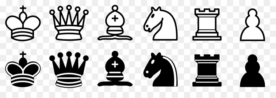 Chess piece Pin Knight Clip art - Chess Pieces png download - 2000*667 - Free Transparent Chess png Download.