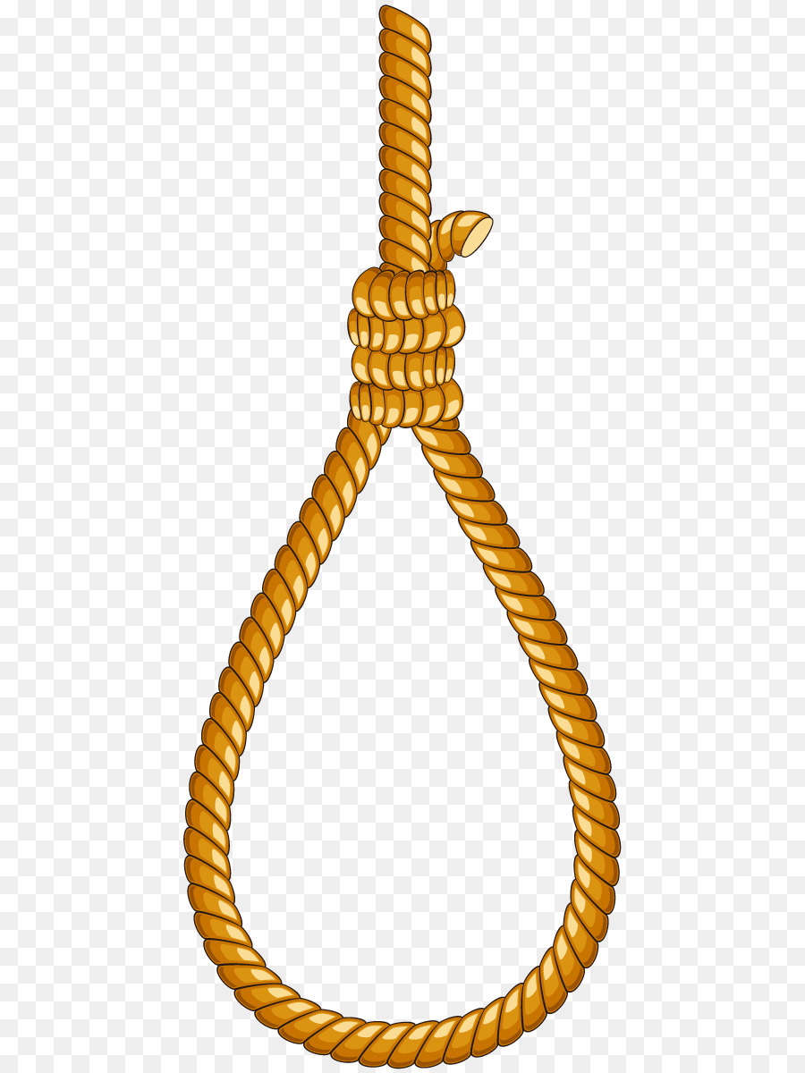 Clip Arts Related To : Noose Rope Knot - A rope png download - 697*2000 - F...